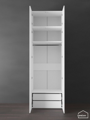 Шкаф с антресолью Linnea MHR-2POA-3 2450х800х510 (Белый-М 11.1.2) в Дегтярске - degtyarsk.mebel24.online | фото 5