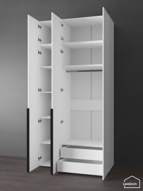 Шкаф с антресолью Linnea MHR-3A-2 2450х1200х510 (Белый-М 11.1.1) в Дегтярске - degtyarsk.mebel24.online | фото 5