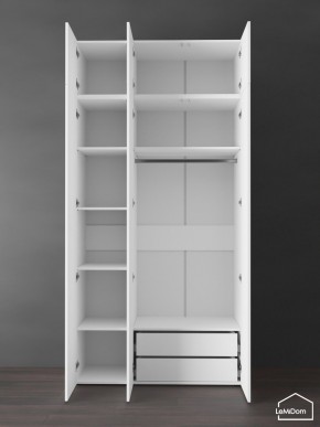 Шкаф с антресолью Linnea MHR-3POA-2 2450х1200х510 (Белый-М 11.1.1) в Дегтярске - degtyarsk.mebel24.online | фото 6