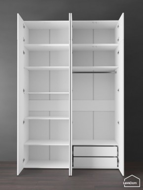 Шкаф с антресолью Linnea MHR-4POA-2 2450х1600х510 (Белый-М 11.1.1) в Дегтярске - degtyarsk.mebel24.online | фото 5