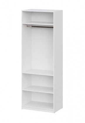 Шкаф ШК-5 + 2 полки (800) Белый текстурный в Дегтярске - degtyarsk.mebel24.online | фото 3
