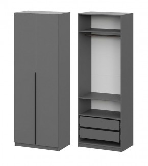 Шкаф ШК-5 + 2 полки + ящики (800) Графит в Дегтярске - degtyarsk.mebel24.online | фото 1
