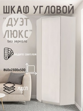 Шкаф угловой Дуэт Люкс без зеркала в Дегтярске - degtyarsk.mebel24.online | фото