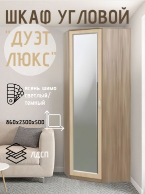 Шкаф угловой Дуэт Люкс с зеркалом в Дегтярске - degtyarsk.mebel24.online | фото 3