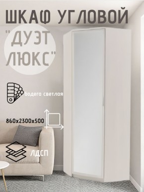 Шкаф угловой Дуэт Люкс с зеркалом в Дегтярске - degtyarsk.mebel24.online | фото 6