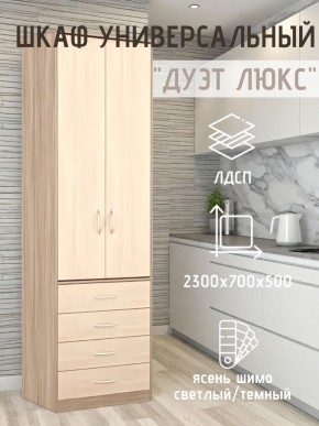 Шкаф универсальный Дуэт Люкс в Дегтярске - degtyarsk.mebel24.online | фото 5