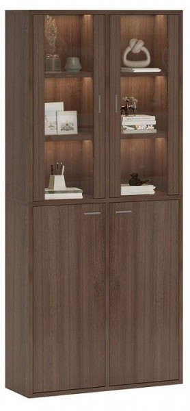 Шкаф-витрина Домино СУ(ш2в2)+2ФС+2ФГ в Дегтярске - degtyarsk.mebel24.online | фото 2