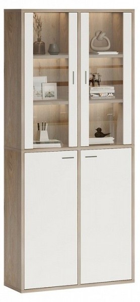 Шкаф-витрина Домино СУ(ш2в2)+2ФС+2ФГ в Дегтярске - degtyarsk.mebel24.online | фото 2