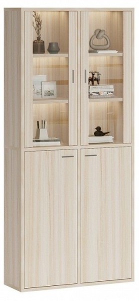 Шкаф-витрина Домино СУ(ш2в2)+2ФС+2ФГ в Дегтярске - degtyarsk.mebel24.online | фото 2