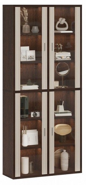 Шкаф-витрина Домино СУ(ш2в2)+4ФС в Дегтярске - degtyarsk.mebel24.online | фото 2