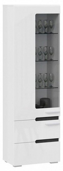 Шкаф-витрина Фьюжн ТД-260.07.25 в Дегтярске - degtyarsk.mebel24.online | фото 2
