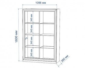 Шкаф-витрина Нобиле ШВтН ФСД-ФСД в Дегтярске - degtyarsk.mebel24.online | фото 2