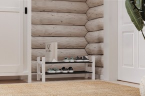 Скамья 85х37 Кантри для обуви белая в Дегтярске - degtyarsk.mebel24.online | фото 4