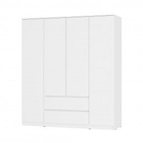 Спальня Симпл (белая) модульная в Дегтярске - degtyarsk.mebel24.online | фото 41