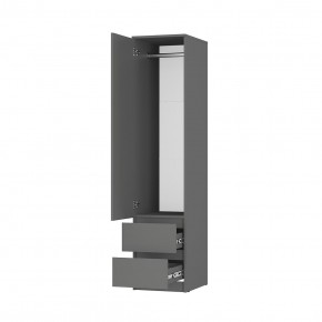 Спальня Симпл (графит) модульная в Дегтярске - degtyarsk.mebel24.online | фото 15