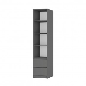 Спальня Симпл (графит) модульная в Дегтярске - degtyarsk.mebel24.online | фото 16