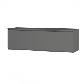 Спальня Симпл (графит) модульная в Дегтярске - degtyarsk.mebel24.online | фото 29