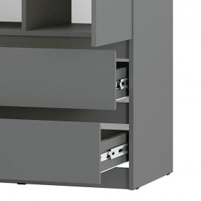 Спальня Симпл (графит) модульная в Дегтярске - degtyarsk.mebel24.online | фото 36