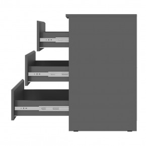 Спальня Симпл (графит) модульная в Дегтярске - degtyarsk.mebel24.online | фото 4