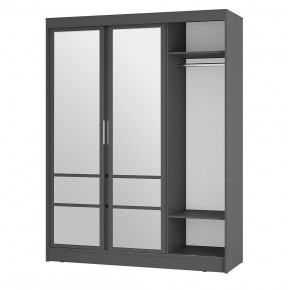 Спальня Симпл (графит) модульная в Дегтярске - degtyarsk.mebel24.online | фото 48
