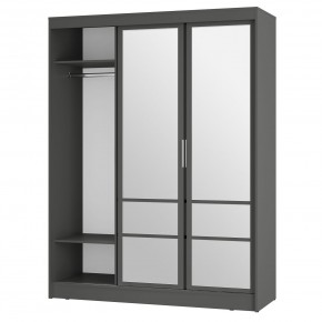 Спальня Симпл (графит) модульная в Дегтярске - degtyarsk.mebel24.online | фото 50
