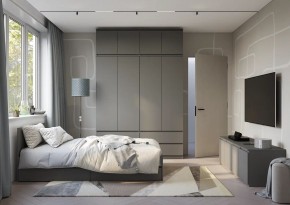 Спальня Симпл (графит) модульная в Дегтярске - degtyarsk.mebel24.online | фото 52