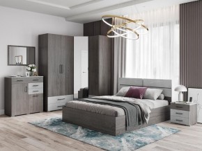 Спальня Теана Ясень Анкор темный/Мрамор лайт в Дегтярске - degtyarsk.mebel24.online | фото