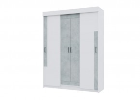 Спальный гарнитур VICTOR (модульный) Белый-Бетон в Дегтярске - degtyarsk.mebel24.online | фото 13