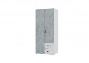 Спальный гарнитур VICTOR (модульный) Белый-Бетон в Дегтярске - degtyarsk.mebel24.online | фото 8