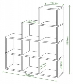 Стеллаж Бартоло СЛД 4 в Дегтярске - degtyarsk.mebel24.online | фото 2