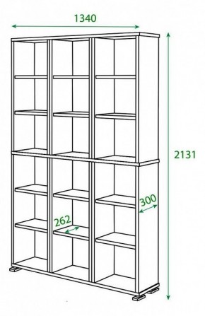 Стеллаж Домино ПУ-40-1 в Дегтярске - degtyarsk.mebel24.online | фото 2