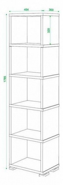 Стеллаж Домино СБ-15/5 в Дегтярске - degtyarsk.mebel24.online | фото 3