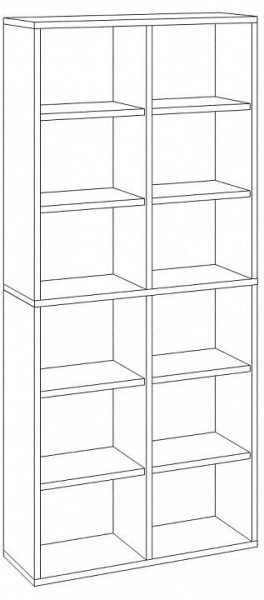 Стеллаж Домино СУ(ш2в2) в Дегтярске - degtyarsk.mebel24.online | фото 3