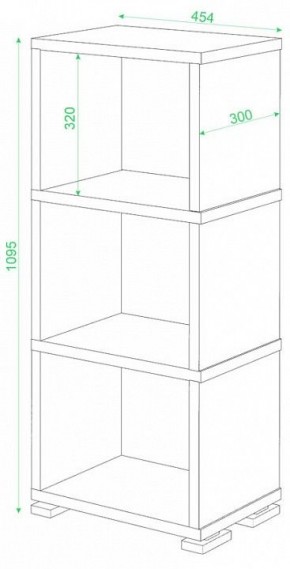 Стеллаж-колонка Домино СБ-15/3 в Дегтярске - degtyarsk.mebel24.online | фото 2