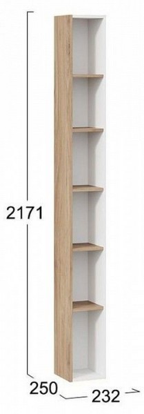 Стеллаж-колонка Порто ТД-393.07.25 в Дегтярске - degtyarsk.mebel24.online | фото 5