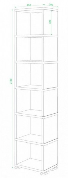 Стеллаж-колонка СБ-15/6 в Дегтярске - degtyarsk.mebel24.online | фото 2