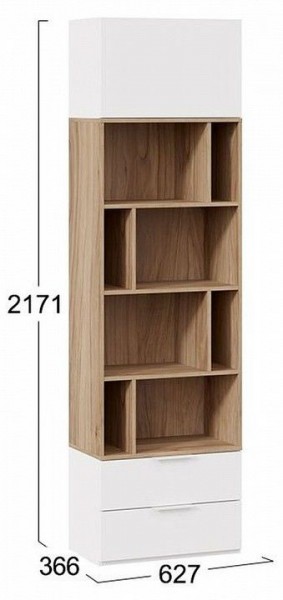 Стеллаж комбинированный Порто Исп. 2 ТД-393.07.20 в Дегтярске - degtyarsk.mebel24.online | фото 5