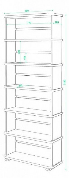 Стеллаж СБ-25/6 в Дегтярске - degtyarsk.mebel24.online | фото 2