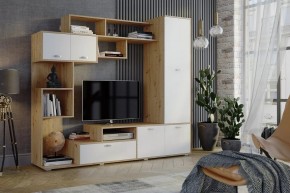 Стенка Диско (СТЛ.150.01) Дуб дикий/Белый в Дегтярске - degtyarsk.mebel24.online | фото 3
