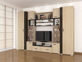 Стенка Оскар-18-1 дуб сонома-венге в Дегтярске - degtyarsk.mebel24.online | фото