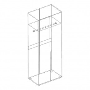 СТИЛ Шкаф 2-ств для одежды в Дегтярске - degtyarsk.mebel24.online | фото 2