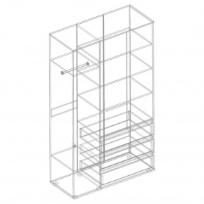 СТИЛ Шкаф 3-ств с 3 ящиками в Дегтярске - degtyarsk.mebel24.online | фото 2
