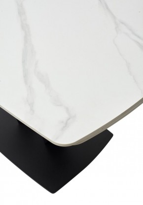 Стол ALATRI 120 MATT WHITE MARBLE SOLID CERAMIC / BLACK, ®DISAUR в Дегтярске - degtyarsk.mebel24.online | фото 11