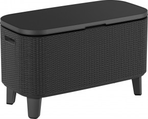 Стол Беви Бар (Bevy Bar Large Cool Bar), графит в Дегтярске - degtyarsk.mebel24.online | фото 2