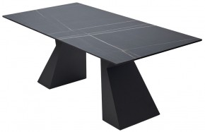 Стол БОГАРТ 200 TITANIUM BLACK PULIDO, керамика / Черный М-City в Дегтярске - degtyarsk.mebel24.online | фото 5