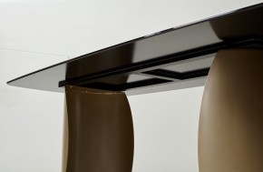 Стол BRONTE 220 KL-188 Контрастный мрамор матовый, итальянская керамика/ Шампань, ®DISAUR в Дегтярске - degtyarsk.mebel24.online | фото 6