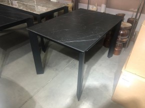 Стол CORNER 120 MATT BLACK MARBLE SOLID CERAMIC / BLACK, ®DISAUR в Дегтярске - degtyarsk.mebel24.online | фото 10