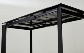 Стол CORNER 120 MATT BLACK MARBLE SOLID CERAMIC / BLACK, ®DISAUR в Дегтярске - degtyarsk.mebel24.online | фото 2