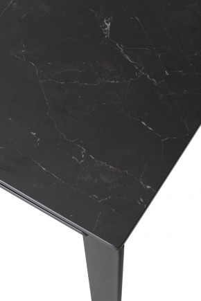 Стол CORNER 120 MATT BLACK MARBLE SOLID CERAMIC / BLACK, ®DISAUR в Дегтярске - degtyarsk.mebel24.online | фото 5