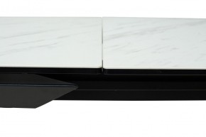 Стол CREMONA 180 KL-99 Белый мрамор матовый, итальянская керамика / черный каркас, ®DISAUR в Дегтярске - degtyarsk.mebel24.online | фото 12